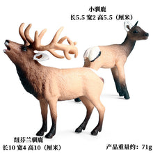 Load image into Gallery viewer, Wild Animal Model Toys Decoration Solid Tiger Lion Hippo Rhinoceros Elephant Panda Cow Set Children's Toy