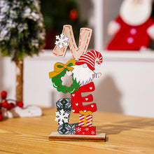 Load image into Gallery viewer, 3pcs/Set Mini Christmas Decoration Wooden Faceless Old Man Painted Letters DIY Ornaments Christmas Ornament