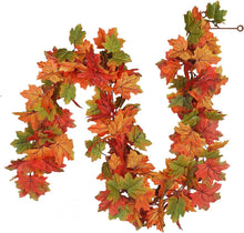 Load image into Gallery viewer, Thanksgiving Vine Maple Leaf Vine 170cm Decoration Hanging Vine Simulation Maple Leaf Vine
