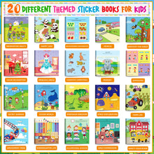 Load image into Gallery viewer, 20 Volumes Sticker Book Concentration Potential Development Stickers Children Enlightenment Baby Books for Early Education