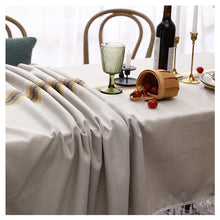 Load image into Gallery viewer, Tablecloth Three-Dimensional Embroidered Tassel Lace Rectangular Table Cloth