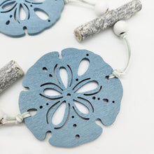 Load image into Gallery viewer, Blue Ocean Wooden Ornaments Creative Mediterranean Style Home Decoration Starfish Scallop Pendant