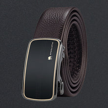 Load image into Gallery viewer, Men's Inner Automatic Buckle Leather Belt Pure Men's Business Belt