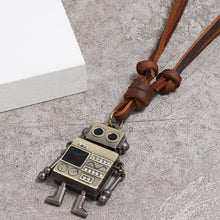 Load image into Gallery viewer, European and American Fashion Jewelry Simple Hands and Feet Movable Robot Pendant Necklace Cross-Border E-Commerce Supply Accessories