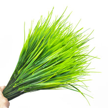 Load image into Gallery viewer, 20PCs Simulation Spring Grass Handle BEAM 7 Fork 28 Grass Fake Grass Green Plant Gardening Decoration Plastic Grass
