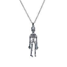 Load image into Gallery viewer, Dark Wind Halloween Necklace Human Skeleton Skeleton Ghost Hand Holding Pendant Couple Necklace