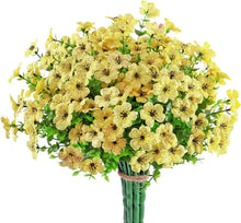 Load image into Gallery viewer, Artificial Flowers Violet Seven-Fork Spring Grass Flower Suitable for Indoor and Outdoor Simulation Green Plant Bouquet