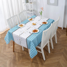 Load image into Gallery viewer, Home Nordic Style Elk Plaid Coffee Table Cloth Oil-Proof Waterproof Disposable Table Mat PVC Tablecloth
