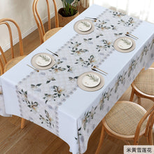 Load image into Gallery viewer, Leather Tablecloth Home Tablecloth Disposable PVC Rectangular Table Mat Internet Celebrity Coffee Table Tablecloth