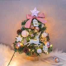 Load image into Gallery viewer, 45cm Artificial Christmas Tree Desktop with Lights Decorative Ornaments