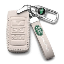 Load image into Gallery viewer, Leather Car Key Sleeve For Land Rover Evoque Discovery Velar Guard Car