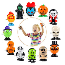 Load image into Gallery viewer, Halloween Wind-up Toy Suit Movable Winding with Eyes Jumping Ghost Tooth Witch Witch Gift