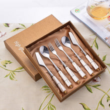 Load image into Gallery viewer, Stainless-Steel Knife and Fork Set Western Tableware Household Steak Knife, Fork and Spoon Gift Set
