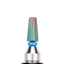 Load image into Gallery viewer, Five-in-One Multifunctional Trapezoidal Grinding Head Nail Tungsten Steel Golden Grinding Head Nail Remover Cross Tooth Plating Color Alloy Manicure