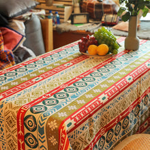 Load image into Gallery viewer, Bohemian Tablecloth Rectangular Coffee Table Cover Cloth Ethnic Printed Party Tablecloth Camping Picnic Cushion