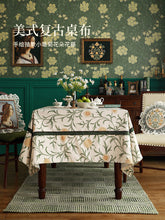 Load image into Gallery viewer, Velvet Rectangular Tablecloth Fabric Dining Table Cushion American Waterproof Coffee Table Tablecloth Ins Style round Tablecloth