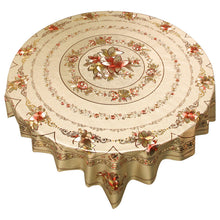 Load image into Gallery viewer, Weichen European and American Ins Gilding Tablecloth Waterproof Oil-Proof PVC round Table Tablecloth Lace Printing