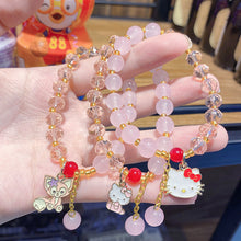 Load image into Gallery viewer, Xiaohongshu Same Style Lucky Beads Cartoon Cinnamoroll Babycinnamoroll Gift for Bestie Beaded Bracelet Night Market Stall Ornament