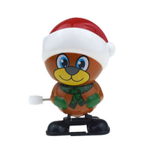 Load image into Gallery viewer, 1PCs Cute Clockwork Santa Claus Toy Shaking Head Walking Winding Santa Snowman Holiday Decoration