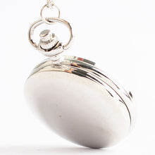 Load image into Gallery viewer, Flip Vintage Pocket Watch Necklace Quartz Pocket Watch Pocket Watch Glossy Pocket Watch
