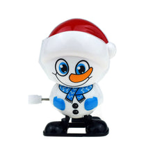 Load image into Gallery viewer, 1PCs Cute Clockwork Santa Claus Toy Shaking Head Walking Winding Santa Snowman Holiday Decoration