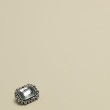 Load image into Gallery viewer, 5pcs/Set Rectangular Gem Diamond Button Metal Button Suit Jacket Buckle