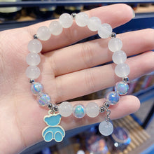 Load image into Gallery viewer, New Cute Bear Matte Crystal Bracelet Night Market Stall Boutique Bracelet Whole Gift for Bestie