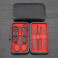 Load image into Gallery viewer, Manicure Implement Manicure Set Gift Nail Clippers 7-Piece Set Grain Point Pliers Nail Clippers Set