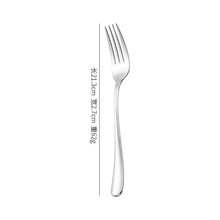 Load image into Gallery viewer, Baike Steak Knife Thick 081 Series Stainless Steel Western Food Knife, Fork and Spoon Suit Dessert Fork Spoon