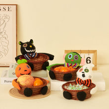 Load image into Gallery viewer, Festival Rattan Candy Basket Cute Doll Halloween Party Decoration Supplies