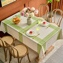 Load image into Gallery viewer, Waterproof PVC Table Cloth Oil-Proof Spill-Proof Vinyl Rectangle Tablecloth Wipeable Table Cover for Outdoor and Indoor Use