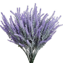 Load image into Gallery viewer, 5pcs Artificial Flowers Simulation Lavender Simulated Plants Flocking Wheat Bouquet Kitchen Unit Ornamental Flower