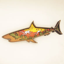 Load image into Gallery viewer, Wooden Ocean Style Crafts Creative Home Wooden Carving Shark Decorations Desktop Ornaments