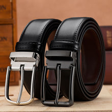 Load image into Gallery viewer, Men's Leather Belt Men's Pin Buckle Belt Double-Sided Preferred Pant Belt