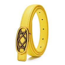 Load image into Gallery viewer, Women's Leather Belt Retro Fashion Trends Versatile Multi-Color Belt
