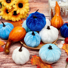 Load image into Gallery viewer, Simulation pumpkin, flannel pumpkin ornament Halloween Thanksgiving home decoration pumpkin
