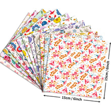Load image into Gallery viewer, 12 Sheets/Pack Shein Floral Mix and Match Material Paper DIY Decorative Journal Card Background Paper