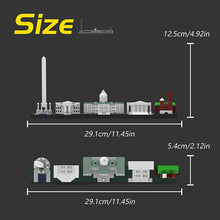 Load image into Gallery viewer, MOC-50791 Street View Architecture Washington DC Skyline Building Blocks Ornaments Children's Toys Assembling Building Blocks