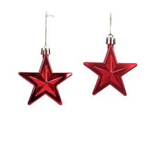 Load image into Gallery viewer, 12pcs/set Electroplating Five-Pointed Star Bright Christmas Tree Decorations Holiday Decorations