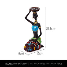 Load image into Gallery viewer, Candlestick Retro Figure Resin Crafts Home Bedroom Desktop Decoration European Simple Decoration