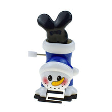Load image into Gallery viewer, 1PCs Cute Clockwork Santa Claus Toy Shaking Head Walking Winding Santa Snowman Holiday Decoration