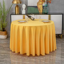 Load image into Gallery viewer, round Solid Color Tablecloth Wedding Banquet Tablecloth Simple Decorative Tablecloth