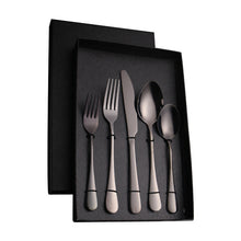 Load image into Gallery viewer, Stainless Steel Tableware Gift Set 5 Components Western Food Knife, Fork and Spoon 20-Piece Set