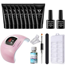Load image into Gallery viewer, Manicure Set Novice Gel Nail Polish 15ml Tools Phototherapy Machine Beginner Home Heating Lamp Professional