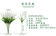 Load image into Gallery viewer, 20Pcs simulated green plant lily of the valley wedding artificial bouquet home decoration flower