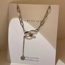 Load image into Gallery viewer, Titanium Steel Black Love Pendant Necklace Jewelry Pendant Set Decorative Jewelry