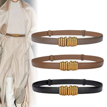 Load image into Gallery viewer, Small Waist Seal Women's Leather Belt Outer Wear Decoration with Skirt Pant Belt