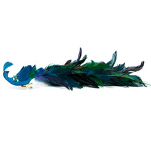 Load image into Gallery viewer, New Christmas Decorations Christmas Tree Pendant Simulation Long Tail Blue Peacock Ornaments