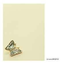 Load image into Gallery viewer, 5pcs/Set Diamond Butterfly Button Metal French Classic Style Button Suit Jacket Decorative Buckle