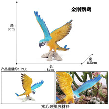 Load image into Gallery viewer, Animal Model Toy Set Flying Bird Bird Eagle Parrot Peacock Flamingo Cake Decorative Ornaments Children's Cognitive Toy